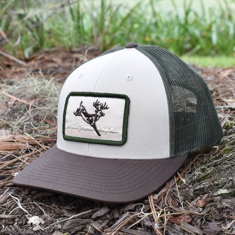 Image of Deer Hunt Patch Tan / Loden / Brown Hat - Bucks of America