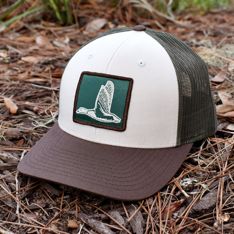 Image of Duck Patch Tan / Loden / Brown Hat - Bucks of America