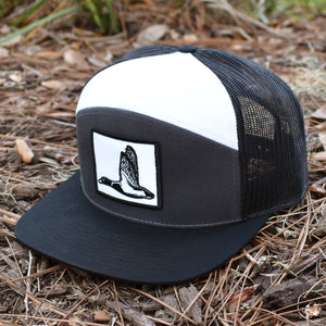 Duck Patch Charcoal, Black & White  Hat