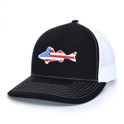 Image of American Flag Walleye Hat - Bucks of America