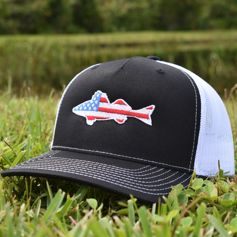 Image of American Flag Walleye Hat - Bucks of America