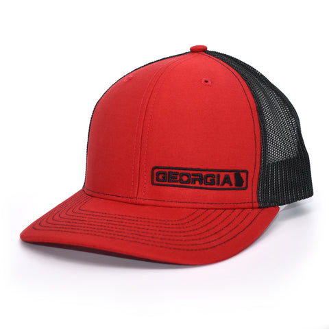 Image of Georgia State Hat - Red / Black - Bucks of America