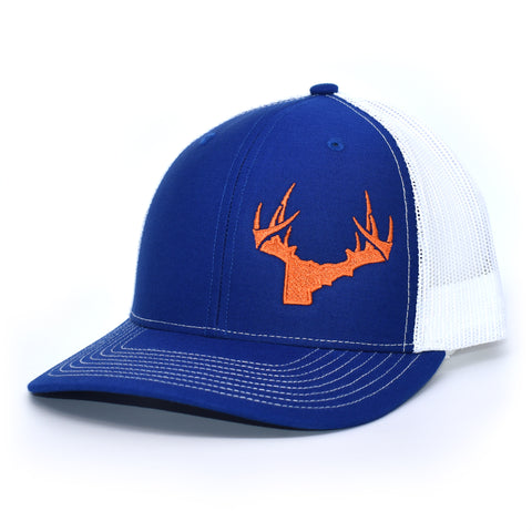 Image of Idaho Antler Logo Hat - Royal / White - Bucks of America