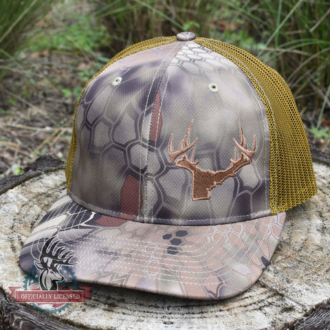 Image of Bucks of Idaho Antler Logo Hat - Kryptek Camo - Bucks of America