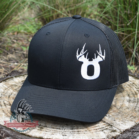 Image of Bucks of Oregon Antler Logo Hat - Black - Bucks of America