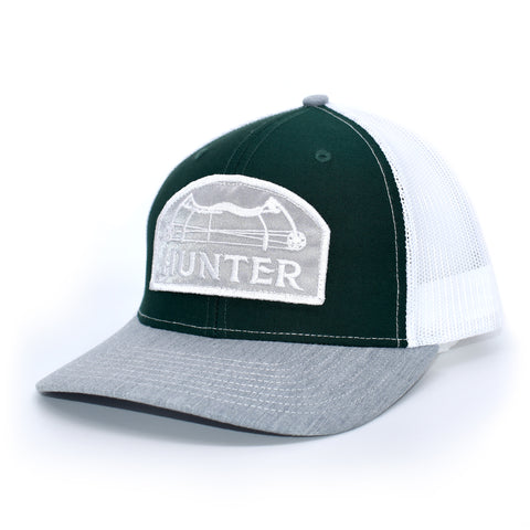 Image of Bow Hunter- Dark Green / White / Grey - Bucks of America