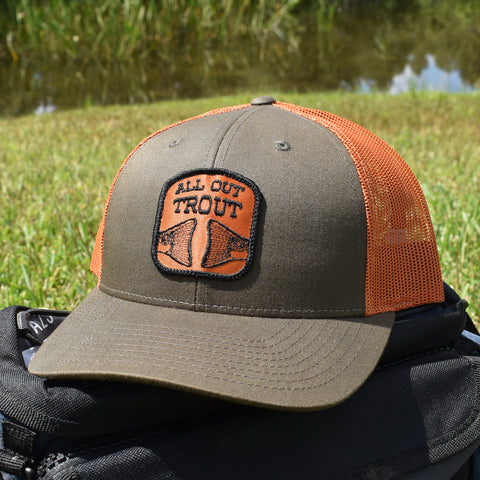 Image of All Out Trout Patch Hat - Bucks of America