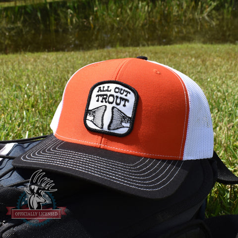 Image of Orange All Out Trout Hat - Bucks of America