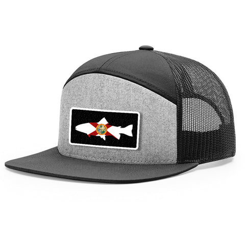 Image of Florida Flag Trout Patch Hat - Bucks of America