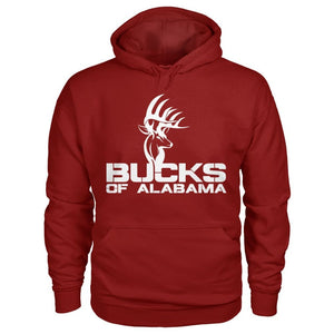 Bucks Of Alabama Logo Gildan Hoodie - Bucks of America