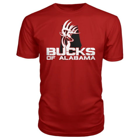 Image of Bucks of Alabama Logo Premium Unisex Tee - Bucks of America