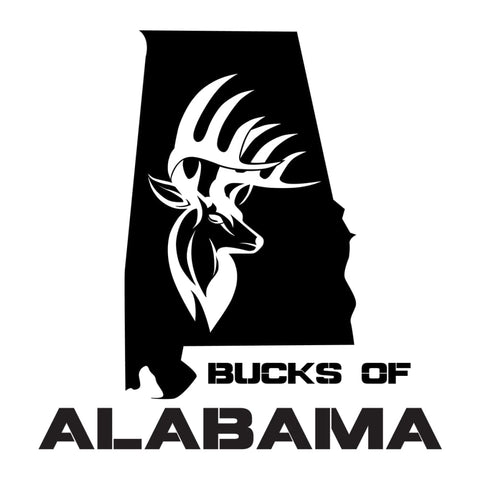 Image of Bucks of Alabama State Decal - Bucks of America