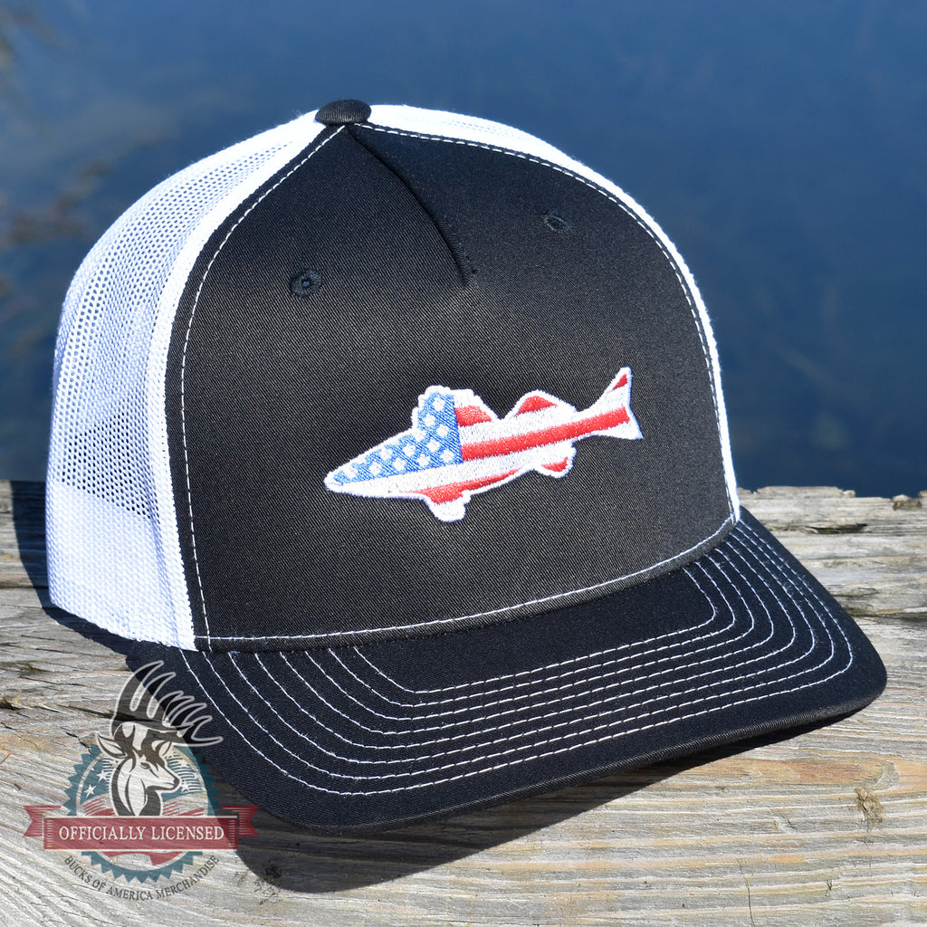 Bucks of America - American Flag Walleye Hat – Bucks Hat Co