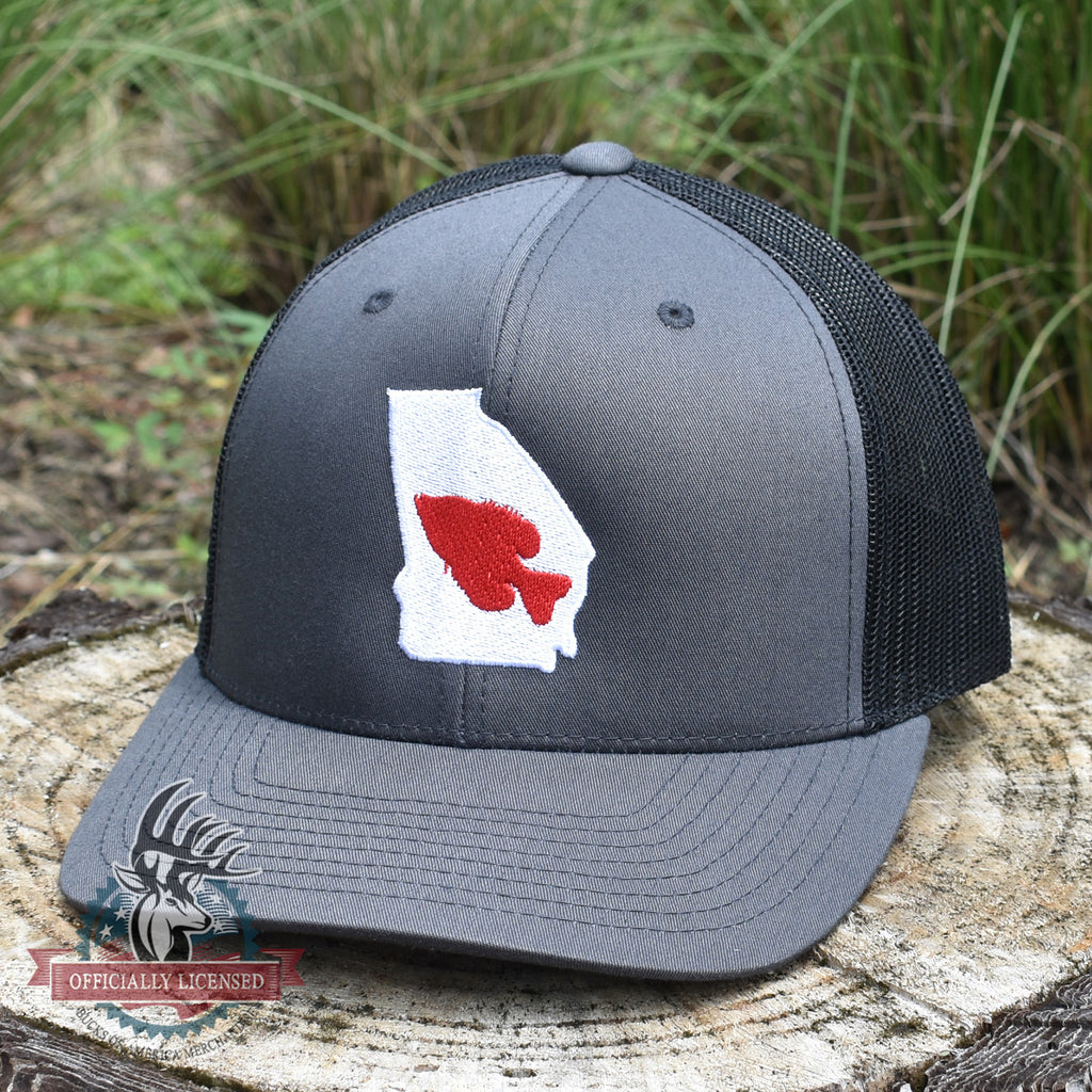 Bucks of America - Georgia Crappie Fishing Hat - Charcoal / Black